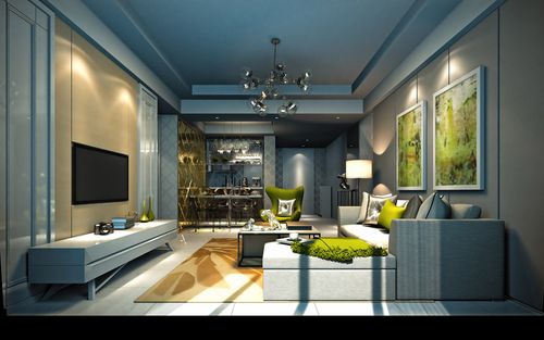 装修,室内设计,现代家装设计效果图,灯光,沙发,客厅,装饰,室内设计